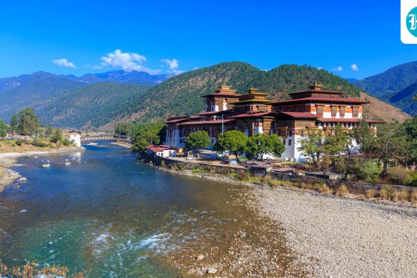 The,Punakha,Dzong,,Also,Known,As,Pungtang,Dechen,Photrang,Dzong