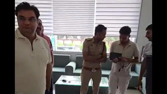 Police-at-the-Meham-office-of-Congress-MLA-Balram-_1781934305302