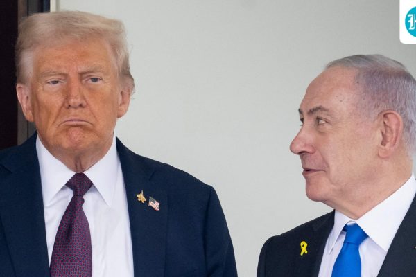 Donald Trump meets Israeli PM Benjamin Netanyahu